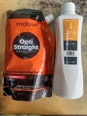 Matrix Opti Stright Resistant Straightening Cream 500ml+500ml_img_0