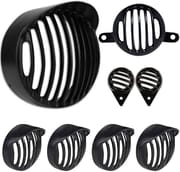 Safety Grill Set ( Headlight,Back Light,Parking Bulb,Signal Bulb) Royal Enfield Hunter 350_img_0