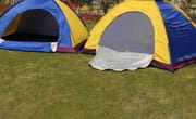 4 Person Tent Waterproof Single Layer Manual Open Fiberglass Pole Single Door Single Layer_img_0