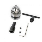 Electric Drill Chucks 0.6-6mm Mount B10 Fit For 5mm 775 Motor Shaft Connecting Rod Mini Drill Chuck 775 Double Ball Bearing Motor DIY Drill Machine Power Tool 0.6-6mm 5mm B10 Mount Drill Chuck_img_0
