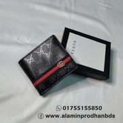 Black Glossy Gucci Short Wallet_img_1