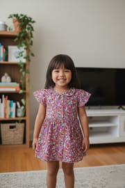 Girls Woven Frock Code: MS-35_img_2