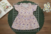Girls Woven Frock Code: MS-39_img_1