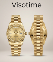 Rolex Oyster Perpetual Day-Date Gold Watch with Diamond-Set Dial_img_0