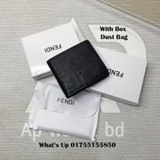 Fendi Embossed Premium Sort Wallet With Box & Dust Bag_img_1