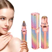 2 in 1 Electric Women's Facial Lip Eyebrow Trimmer Painless Hair Epilator USB Facial Hair Razor Hair Trimmer_img_0