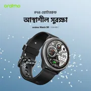 Oraimo Watch 5R BT Calling Smartwatch (OSW-820), Black Color_img_3
