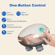 Premium Quality Electric Scalp Massager Upgrade Electric Vibrating Mini Body Waterproof Wireless Portable_img_2