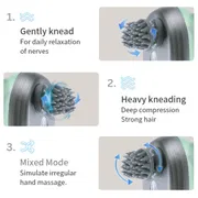 Premium Quality Electric Scalp Massager Upgrade Electric Vibrating Mini Body Waterproof Wireless Portable_img_3