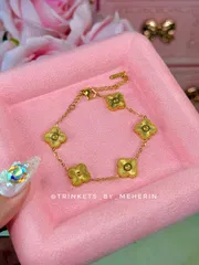 Golden clo*ver bracelet_img_2