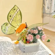 Butterfly Rose Succulent Potted Plant_img_0