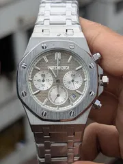 AP Chronograph Watch Silver Face_img_1
