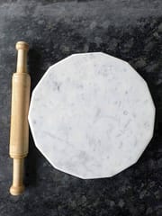 Premium Marble Stone Roti/Paratha/Luchi Maker with Belan – Heavy Duty, Non-Stick Surface | Pathor Piri for Easy Dough Rolling | Price in BD_img_0
