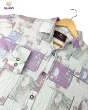 Men’s Abstract Floral Print Shirt in Pastel Shades_img_0