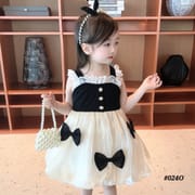 Kids Girls Summer Bowknot Skirt Dress (6 months to 6 years)_img_0