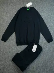 HB Sweatshirt Joggers Set Black_img_3