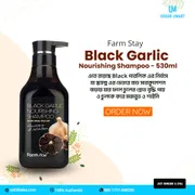 Farm Stay Black Garlic Nourishing Shampoo 530ml + Confume Argan Gold Treatment 200ml_img_2