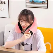 Soft U-shaped Memory Foam Neck Pillow Travel Pillow Massage Neck Pillow Sleeping Airplane Pillow Cervical Healthcare Bedding_img_3