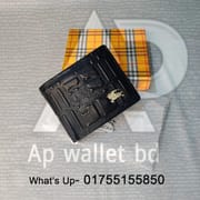 Burberry Original Leather Short wallet With Box_img_0