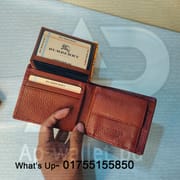 Burberry Original Leather Short wallet With Box_img_4