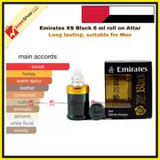 Emirates XS Black 6 ml roll on Attar Light Fragrance Attar long lasting, suitableq for Men_img_0