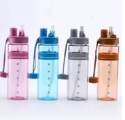 water Bottle Two Openings Tritan Material Plastic Sport Water bottle with drinking tube Baby mum pot 700ML 1PCS_img_0