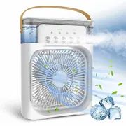 Portable Air Conditioner Air Cooler Fan For Room Mini Evaporative Colors Cooler Light AC Fan_img_5