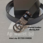 Gucci Original Leather Moving Belt 2 side used With Box_img_0