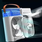 Portable Air Conditioner Air Cooler Fan For Room Mini Evaporative Colors Cooler Light AC Fan_img_7