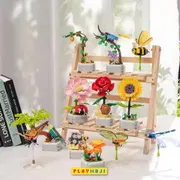 Swallowtail Butterfly Sunflower Potted Plant_img_3