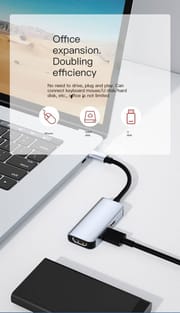 3-in-1 USB-C Docking Station Hub for MacBook - 100W PD Fast Charge USB-C Extender_img_4