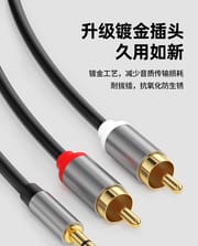 Gold Plated 3.5mm to RCA AV Audio Cable_img_10