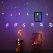 Adjust Moon Multicolor Star LED Curtain Light_img_2