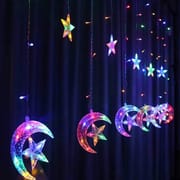 Adjust Moon Multicolor Star LED Curtain Light_img_3