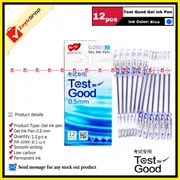 Test Good Gel Pen Blue ink 0.5mm 12pcs_img_0