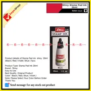 Shiny Stamp Pad ink 28ml Black 1pcs_img_0