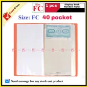 Display Book FC Legal Size 30 or 40 pocket Plastic File Folder Display Presentation Book Random color- 1pcs_img_5