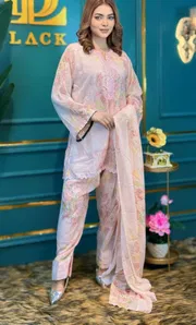 Hot Pink Indian Style Three Piece_img_1