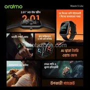 oraimo Watch 5 Lite 2.01" HD Bluetooth Calling Smart Watch (OSW-804)_img_4