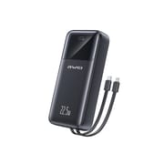 AWEI P107K 20000mAh PD22.5W Power Bank With Built-in Cable_img_0