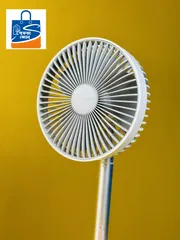 JISULIFE FA13P Rechargeable Desk Fan 8000mAh – White or Green Color_img_2