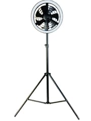 JISULIFE FA17 Rechargeable Fan With LED Ceiling Fan With Long Tripod Stand_img_1