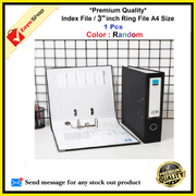 Index File / Premium Quality 3 inch 2 Ring File / Data Bank Ring File Random Color 1pcs_img_0