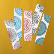 5 Pieces Mandala Art Bookmark by Oxynote_img_6