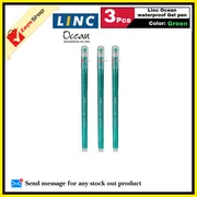 LINC Ocean Waterproof Gel Pen Blue Black Green Red Ink 3 pcs of Pack_img_3