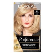 L'Oreal Preference Infinia 8 California Natural Mid Blonde Permanent Hair Dye_img_0