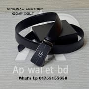Gucci Genuine Leather Premium Auto Gear Belt With Box_img_0