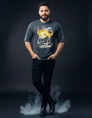 Gonji Graphic Drop Shoulder T-Shirt_img_0