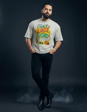 Gonji Graphic Drop Shoulder T-Shirt_img_0