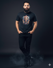Gonji Black Printed T shirt_img_0